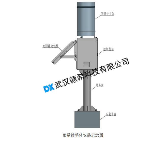 DX-YTR-1 轻量化雨量监测站 野外降水观测高效装备